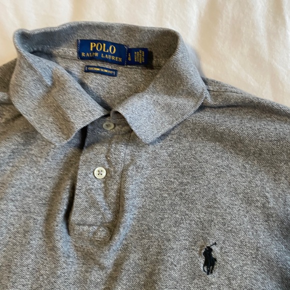 Polo by Ralph Lauren Grey Polo Size Large - Picture 3 of 6